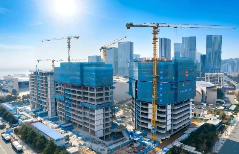 Feir den vellykkede kjernestrukturen til Qingdao Fortune Finance Innovation Center