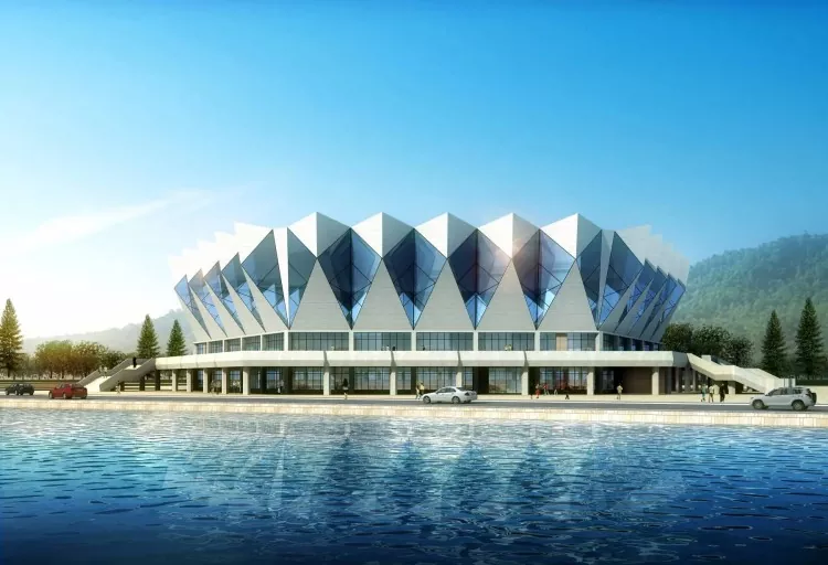 Designet Shape Steel Construction Stadium
