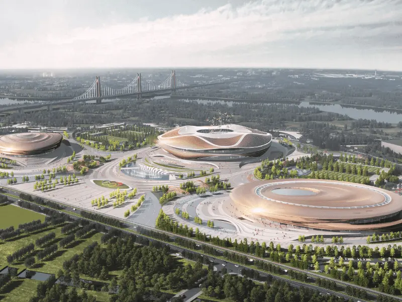 Multifunksjonell stålstrukturstadion