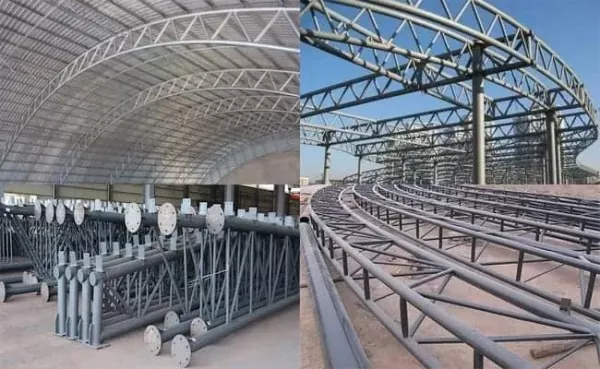 Pipe Truss Stations Stålkonstruksjon