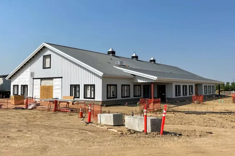 Prefabrikkerte stålrammeskole