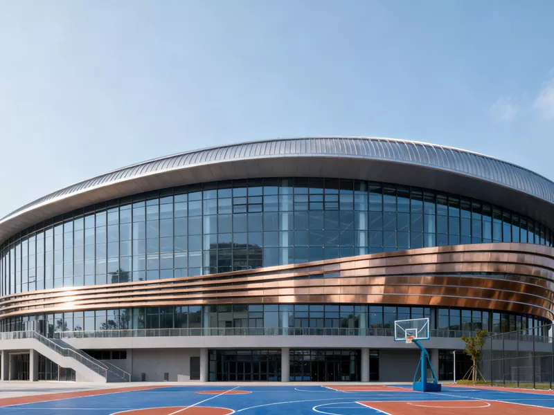 Prefabrikkert stålstruktur basketballbane