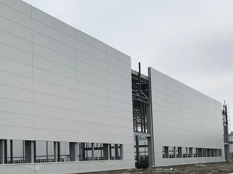 Sandwich Panel House av steinull