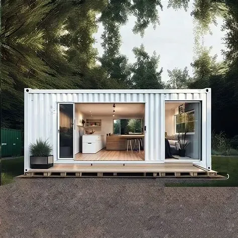 Standard containerhus stålkonstruksjon