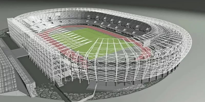 Steel Structure Friluftsstadion