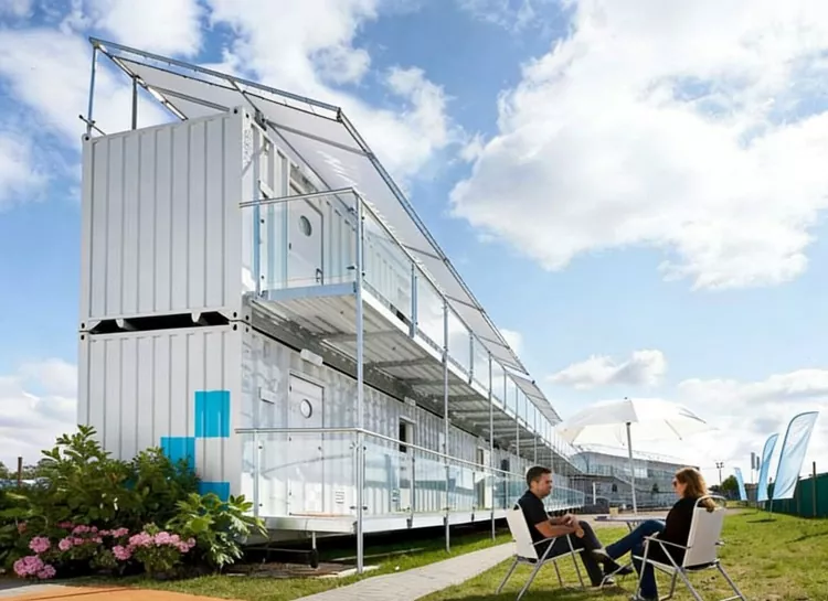 Midlertidige containerboliger
